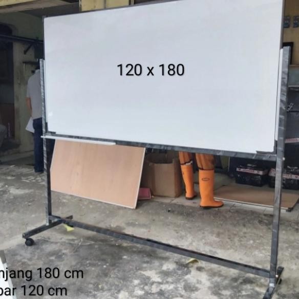 

Whiteboard Kantor 120X180 Cm Papan Tulis Dan Kakinya