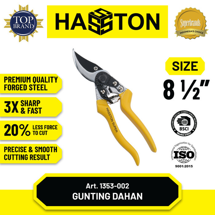 

Hasston Gunting Bunga 8" / Gunting Tanaman (1353-001)