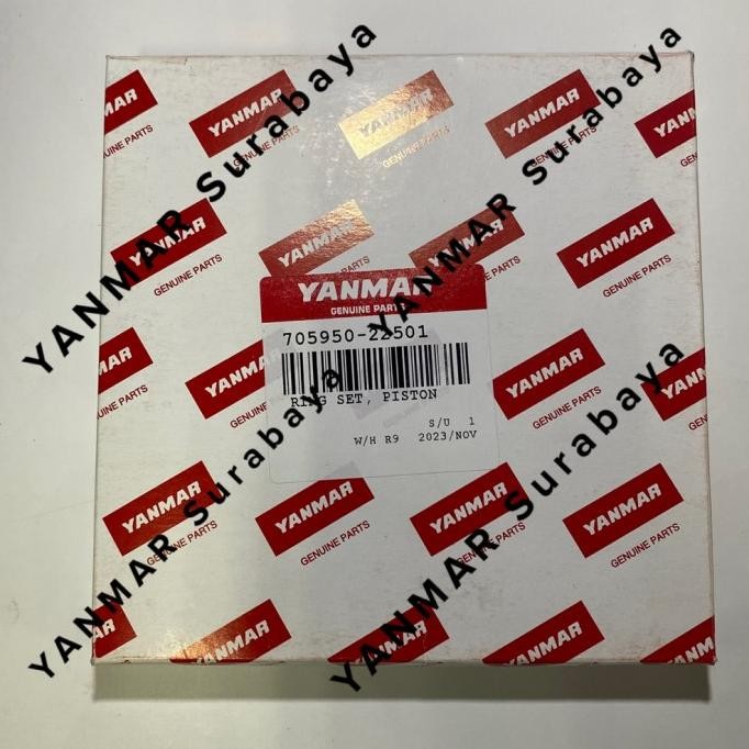 [YNM] RING PISTON YANMAR TF 300 705950-22501/PER SEKER YANMAR TF300 ORIGINAL