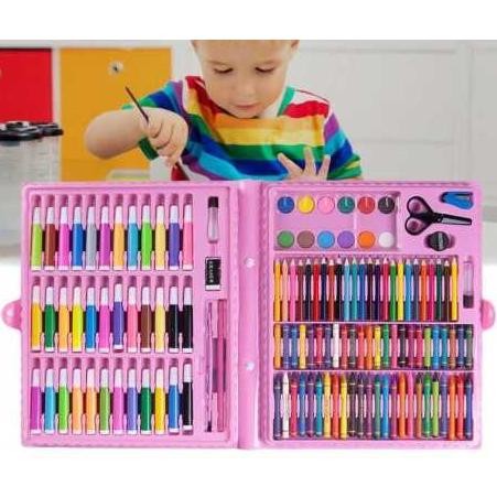

Flash Sale Fayes Cod Pensil Warna & Cat Air Set 150 Pcs / Crayon Set & Water Color Paint 150 Pcs / Krayon & Mewarnai Anak Sty10 Hig Quality
