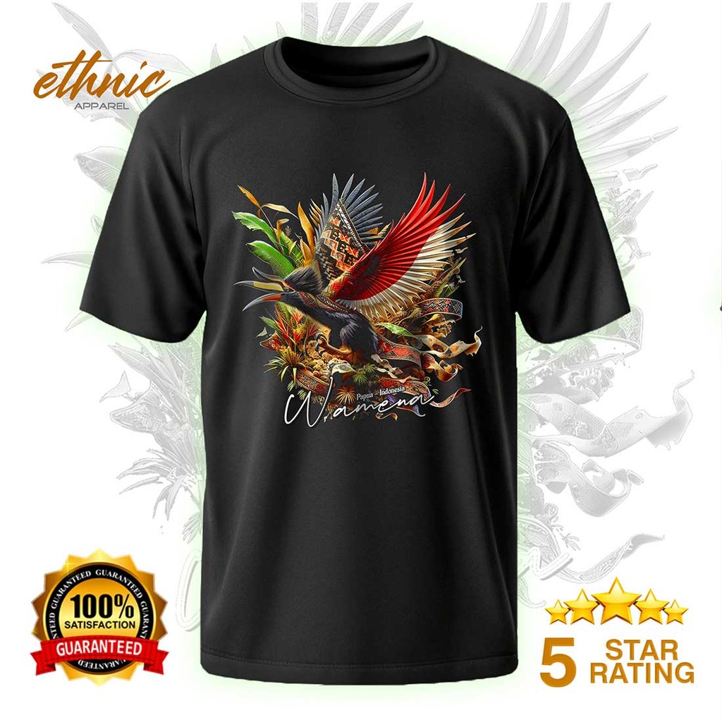 T-shirt Kaos Distro WAMENA - PAPUA - Premium Quality - WAMX1