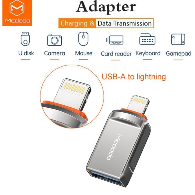 Mcdodo OTG iPhone X 11 12 13 14 USB Converter Adapter Flashdisk
