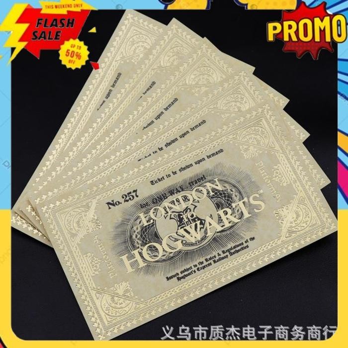 

PROMO HPTB TICKET BUS HARRY TIKET BIS PLATFOM 93/4 LONDON HOGWARTS BOOKMARK PEMBATAS BUKU KARTU ECOS