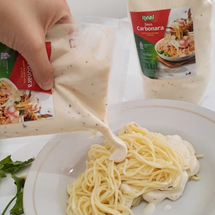 

Sale Saus Spaghetti Carbonara Karbonara 1Kg/ 500Gr/250Gr Extra Keju Creamy