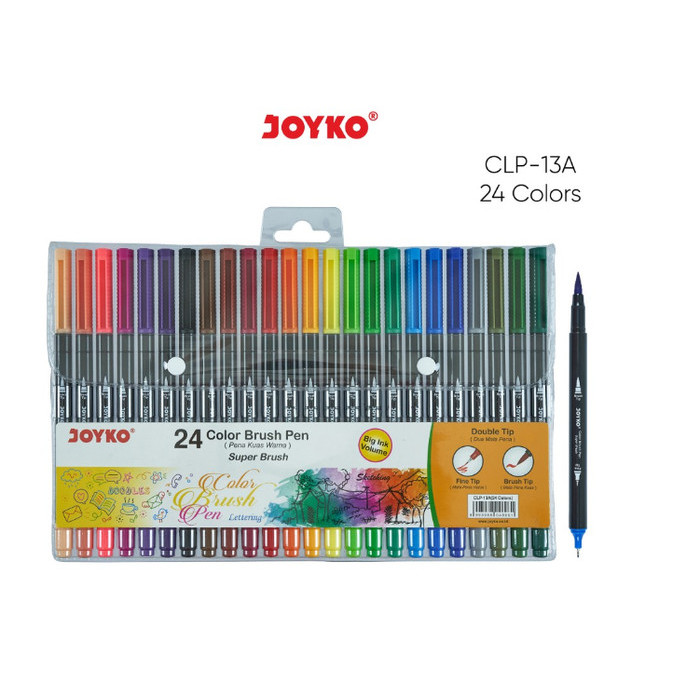 

Ba Color Brush Pen Pena Kuas Warna Joyko Clp-31A