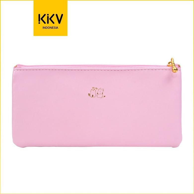 

Vex-2126 Kkv - Fanz Studio Leather Pen Case Tempat Pensil Dengan Icon Kucing Warna Hijau/Pink Murah