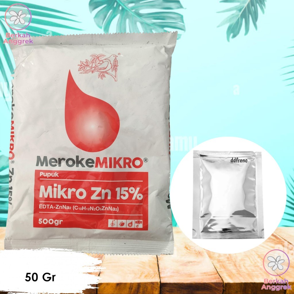 Meroke Zn EDTA 50 Gram Pupuk Mikro