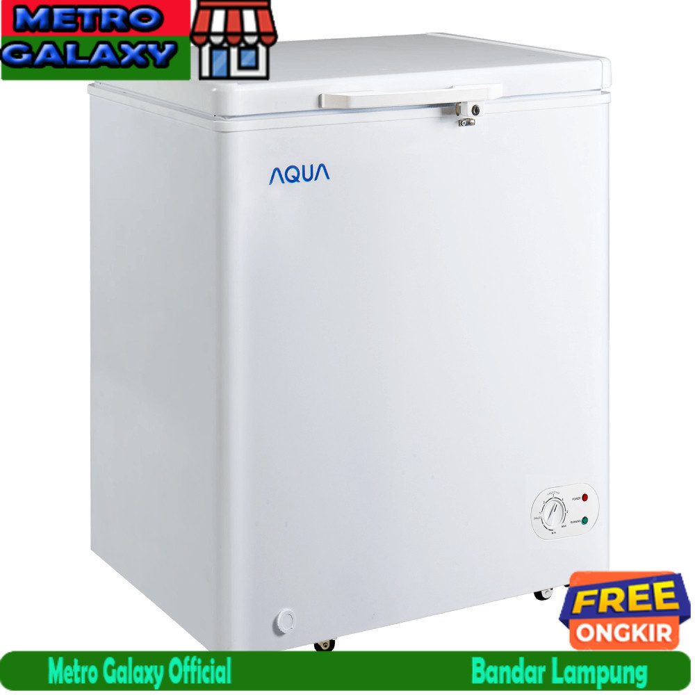 AQUA AQF 120FB 100 Liter CHEST FREEZER BOX LEMARI PEMBEKU