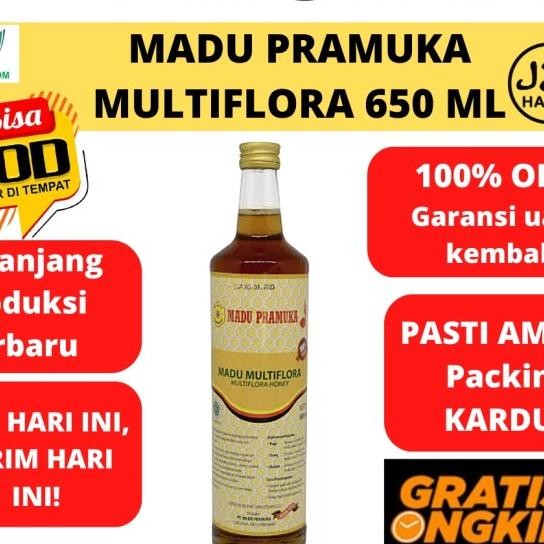 

Madu Pramuka Multiflora 650 Ml Multi Flora Ala Murni Halal