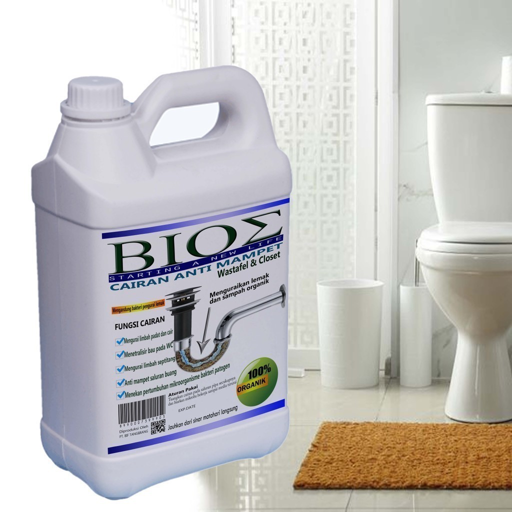 500ml sampai 5L BioE mikroba baik solusi Anti mampet closet wastafel dan anti sedot wc L18