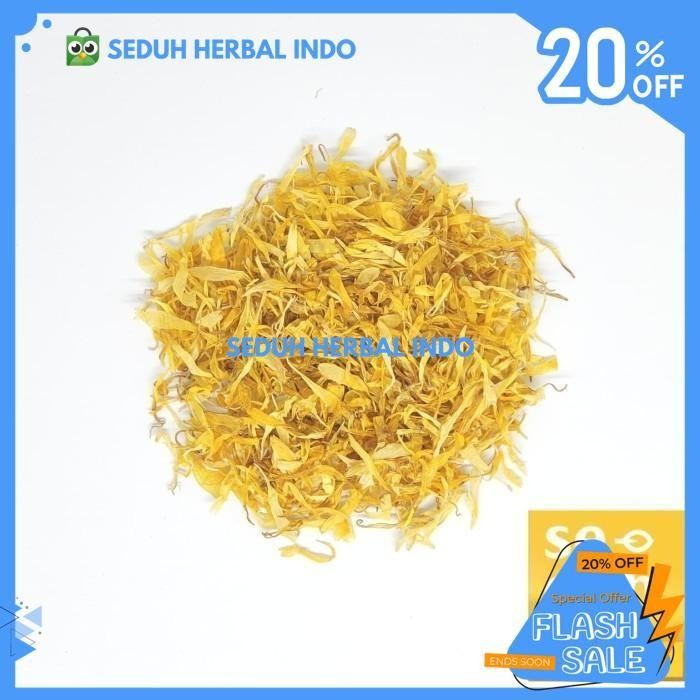 

TEH BUNGA CALENDULA / DRIED CALENDULA PETALS TEA 8 GRAM PRODUK PILIHAN