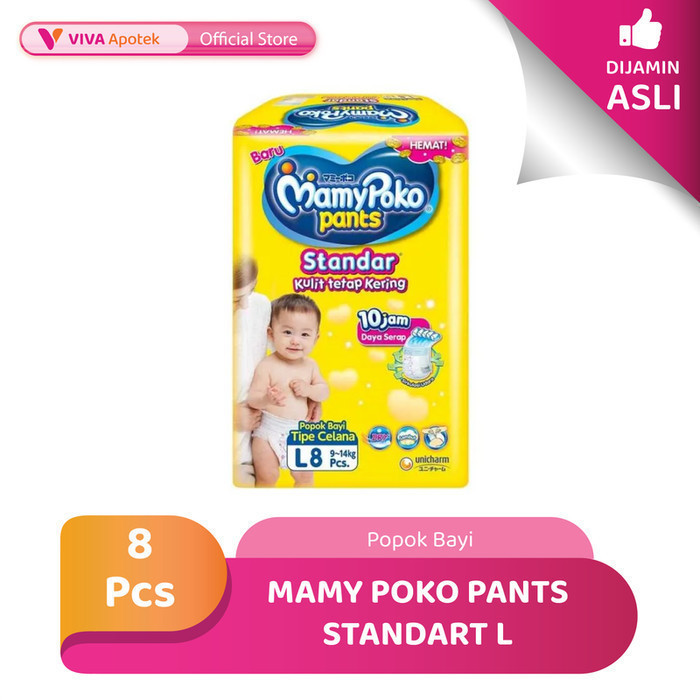 Mamy Poko Pants Standar Ukuran L Pack (8 Pcs)