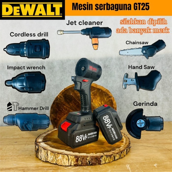 Mesin Bor Gergaji Serbaguna Gtools Gt25 Multifungsi 7In1 Termurah