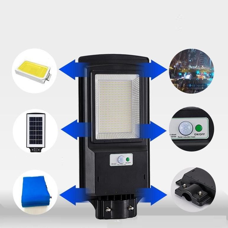 Murah Meriah Lampu Pju Solar 150W / Lampu Jalan Solar Led Tenaga Matahari / Solar Cell All In One 15