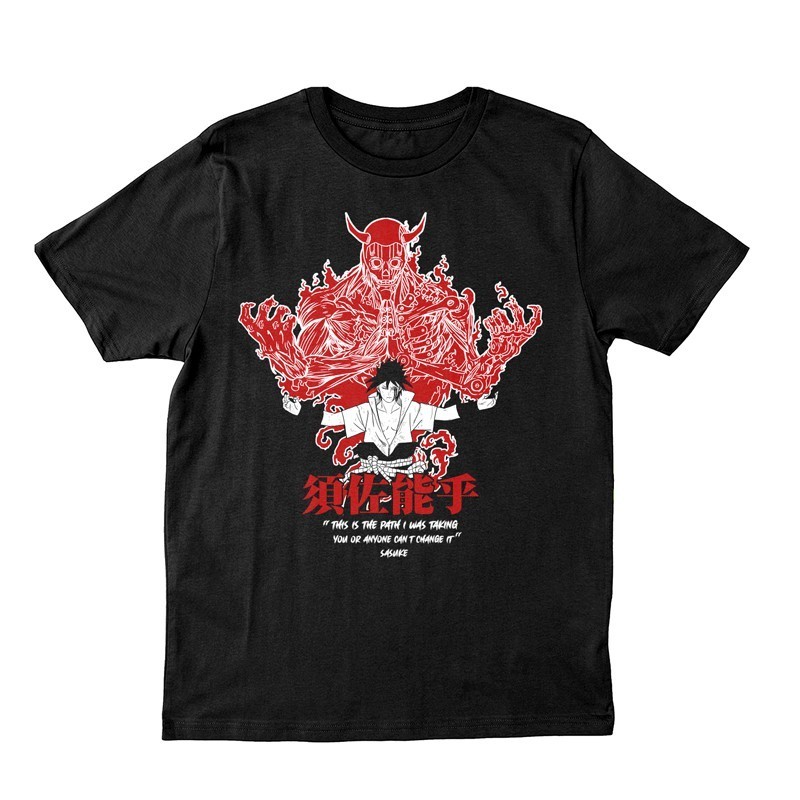 Kaos Anime Sasuke Susano Skull Form Naruto Shipunden Uciha Clan/Kaos distro