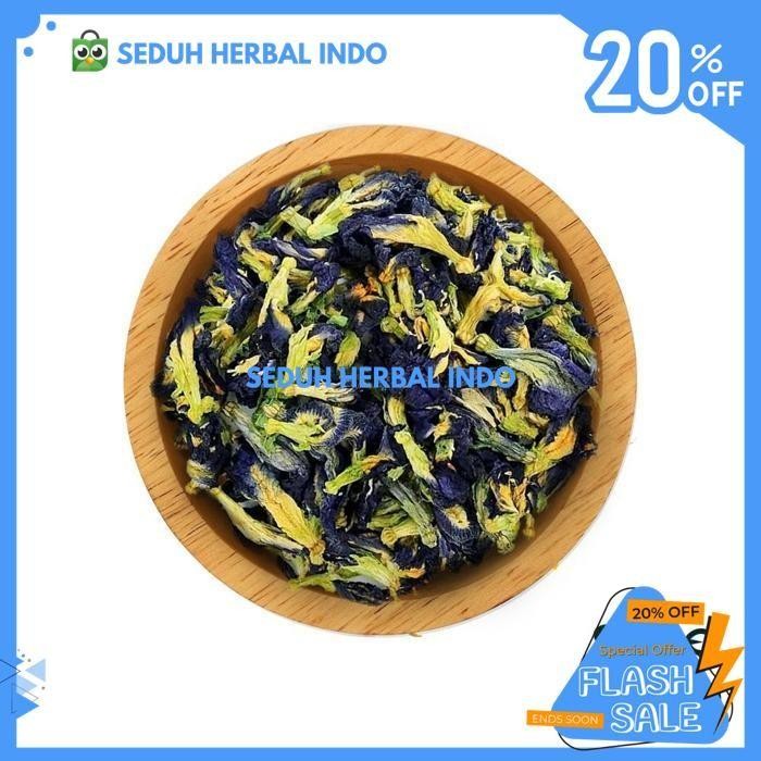 

BLUE PEA FLOWER TEA / TEH BUNGA TELANG 500 GRAM GRATIS ONGKIR