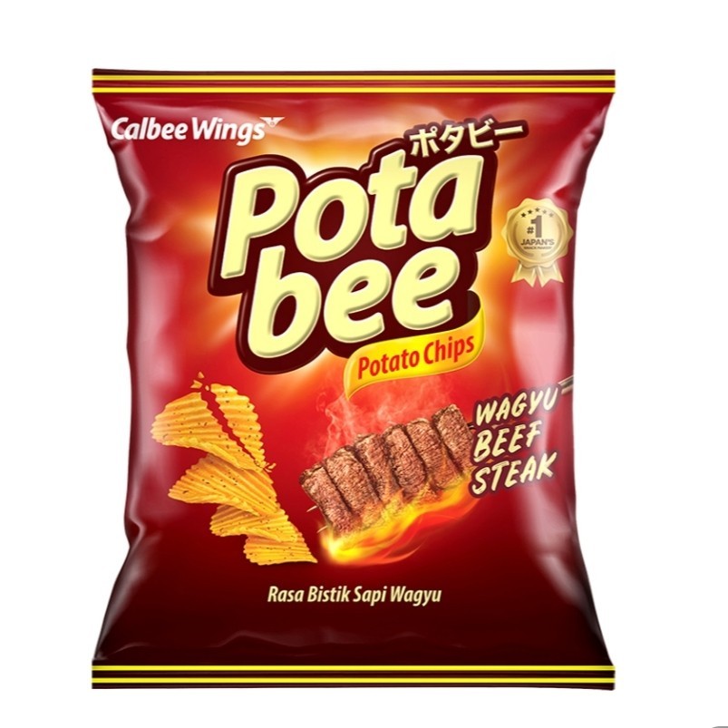 

POTABEE Potato Chips Wagyu Beef Steak 68 g