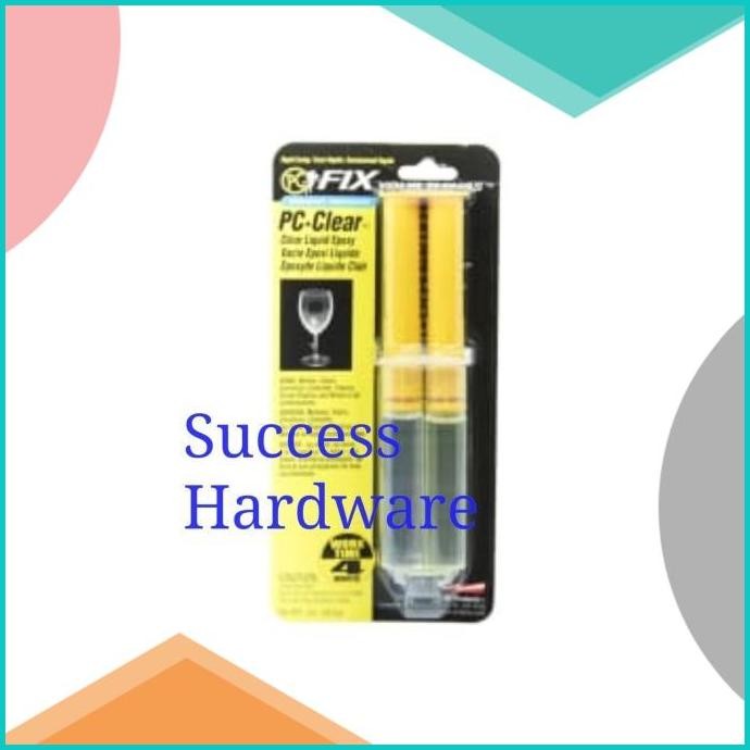 

GLUE EPOXY PC CLEAR 25ML LEM CAIRAN PEREKAT EPOXY DENGAN SUNTIKAN 25