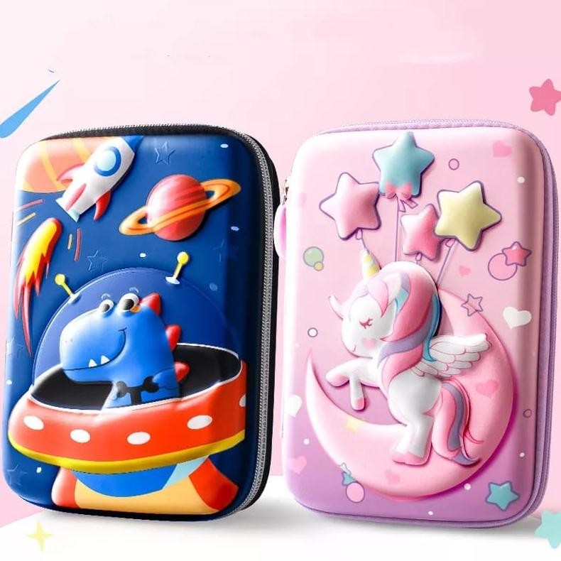 

ORIGINAL Bellino - Kotak Pensil Timbul 3d Besar Import SMIGGLE Kado Alat Tulis Sekolah Eva Hard Case Unicorn Premium Import Tempat Pensil Emboss 6D ia-76