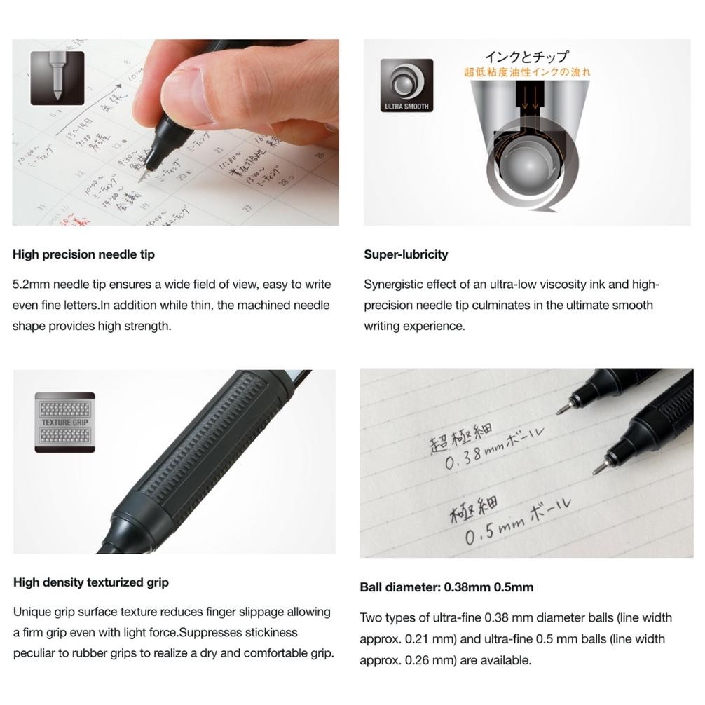 

SPECIAL Tombow Mono Graph Lite Smoky Colors Ballpoint Oil Ink Pen 0.38mm 0.5mm Limited Colors rt-4