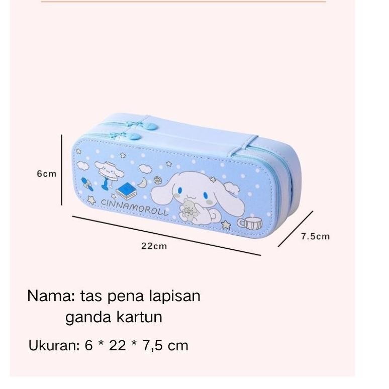 

TERLARIS Ready StockKuromi Tas Pensil Kapasitas Besar Dua Lapis /Kotak Pensil Dekompresi Perempuan Lucu Lembut 3D Lucu Anak-anak Siswa Sekolah Dasar Berkapasitas Besar Dengan Dekompresi Multi-fungs g-24