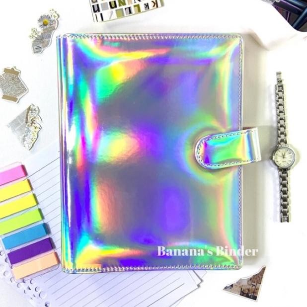 

ORIGINAL BINDER HOLOGRAM 20 ring FREE CUSTOM NAMA (A5) dan 26 ring (B5) tg-342