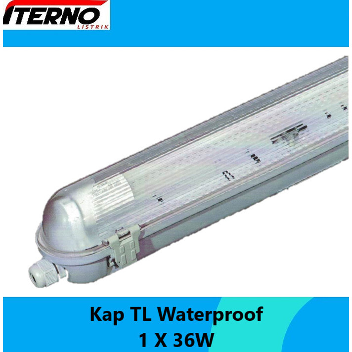 Kap Lampu Waterproof 1x36 1x36W TL LED 1x16W IP65
