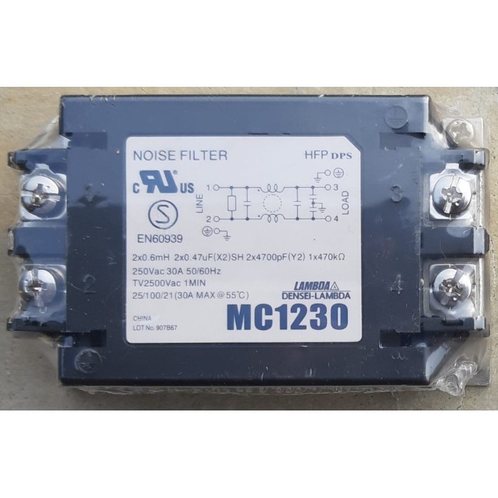 Densei-Lambda MC1230 Noise Filter 30A