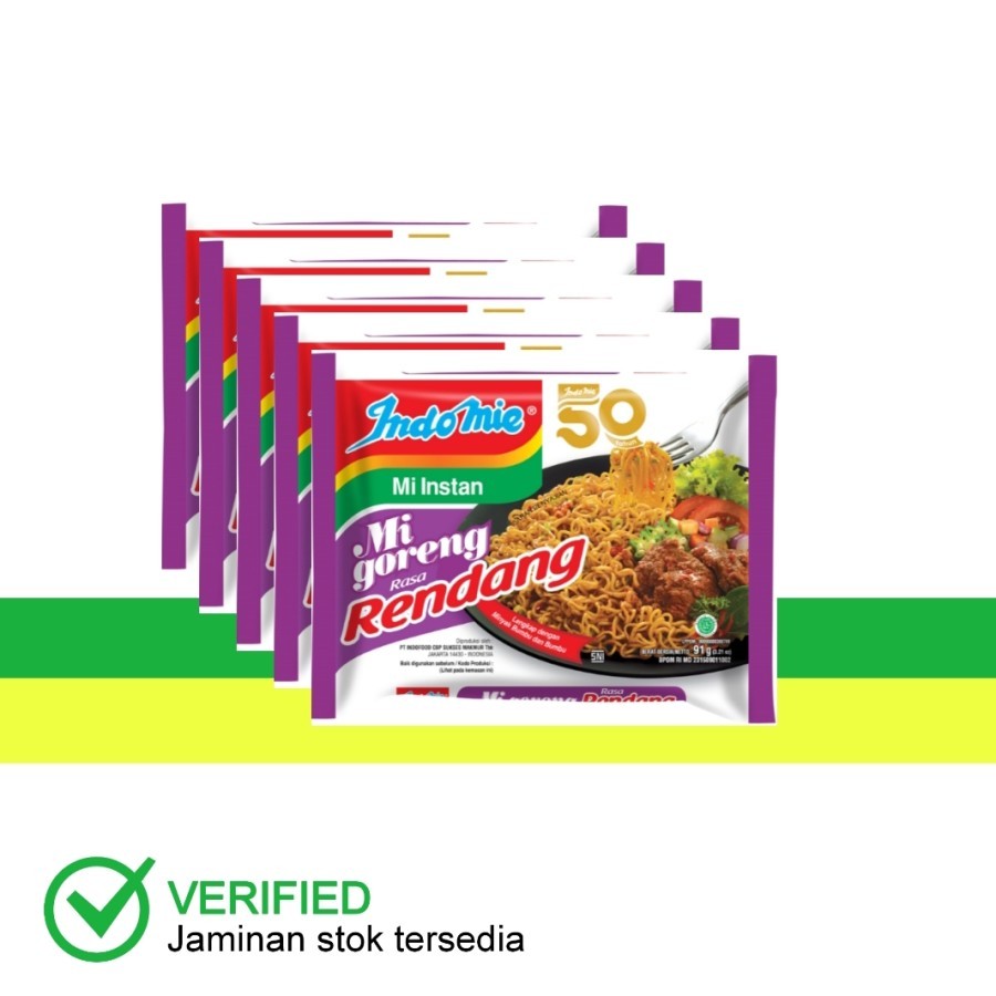 

Special Price Indomie Mi Goreng Rendang 5 x 91 g