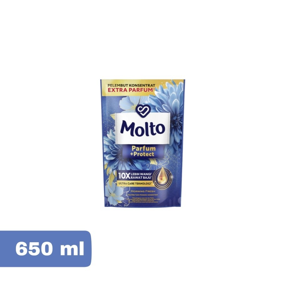 Molto All in One pelembut dan pewangi pakaian morning fresh 680 ml - 650 ml