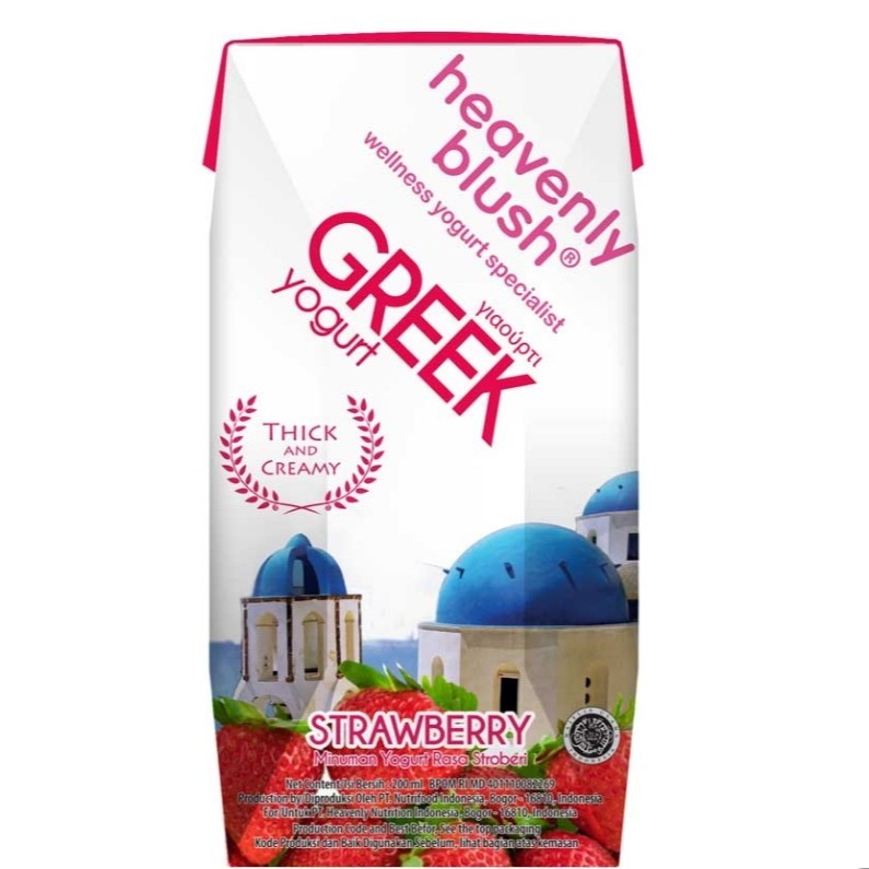 

Heavenly blush Yogurt Greek Strawberry 200 ml