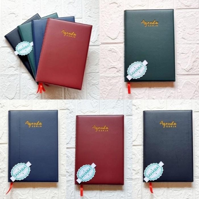 

Buku Agenda Deluxe - Agenda Kerja 2024 Kertas Krem Dan Putih /