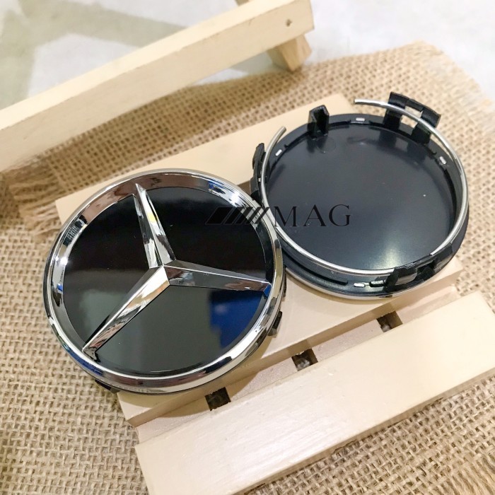 DOP VELG RODA EMBLEM MERCEDES BENZ 60MM 6CM TUTUP DOP RODA MERCY ORI MURAH