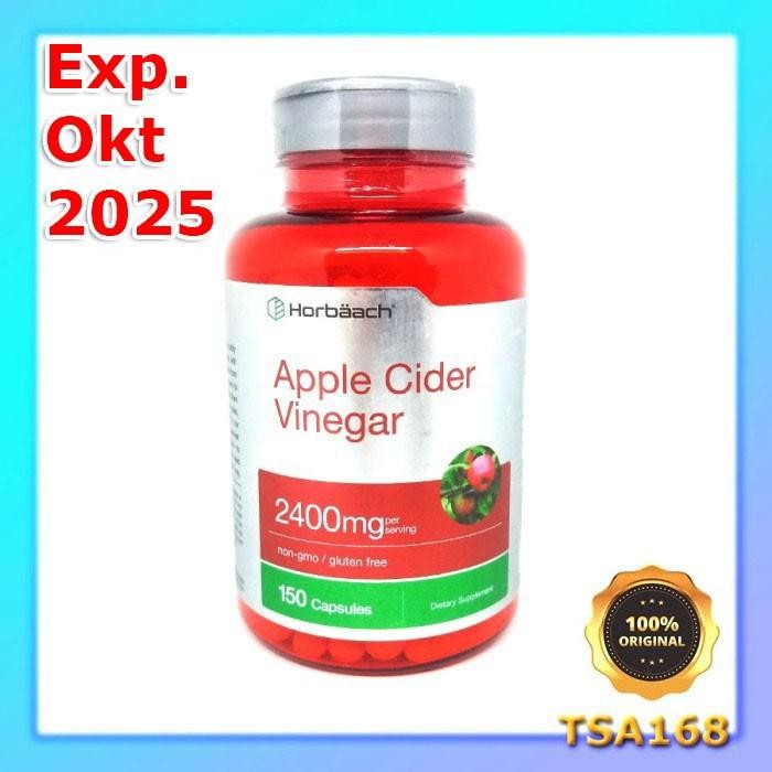

Horbaach Apple Cider Vinegar 2400MG 150 Kapsul Non GMO Kualitas Terbaik