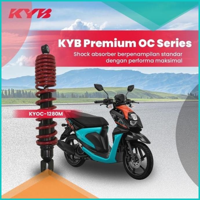 Shock Motor X RIDE Belakang KYB 1280 M ORI Panjang 340 MM 140BZ4 part