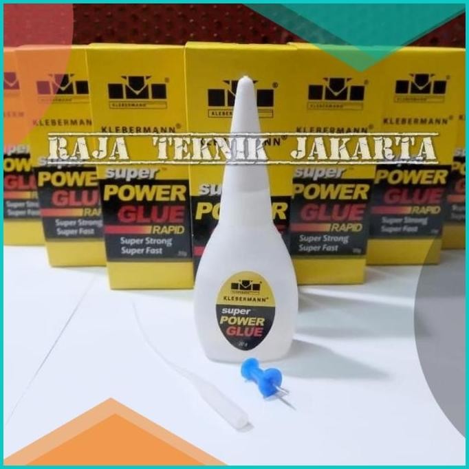 

Lem Super Power Glue Rapid Klebermann ORIGINAL/ Kuat Setara Lem Korea
