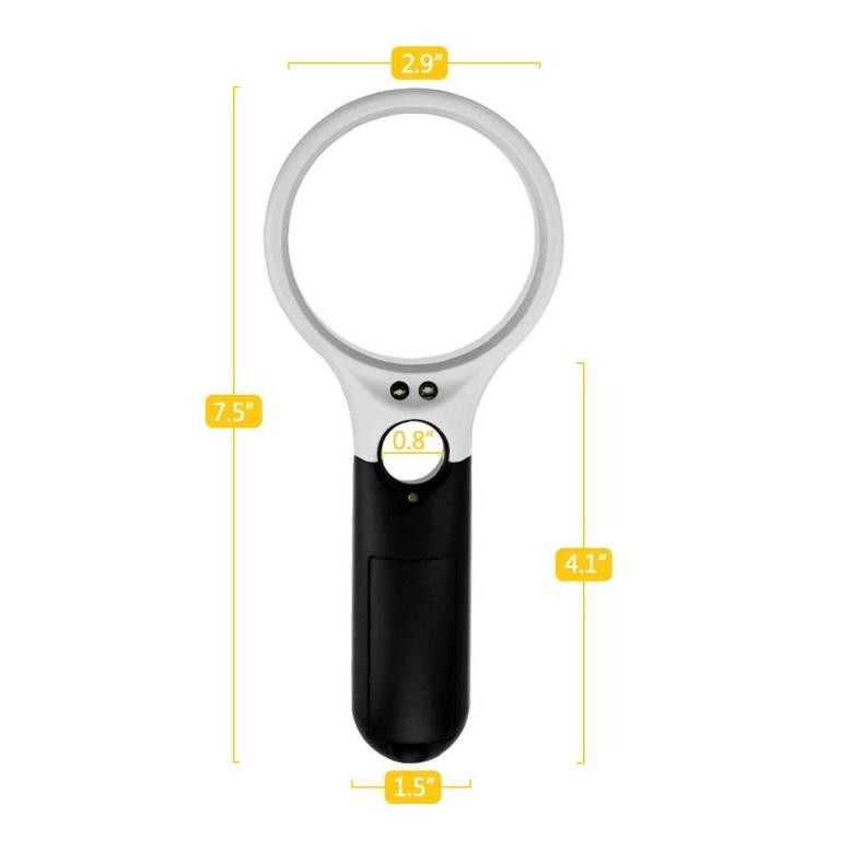

TR21 2 In1 Lampu Kaca Pembesar Led Membaca Magnifying Glass Dengan Lampu Berkualitas