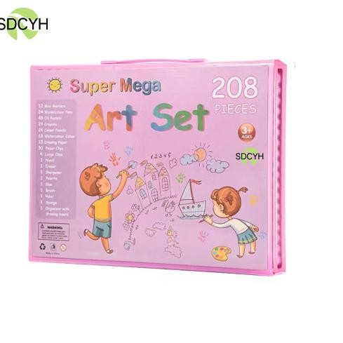 

ss-64 SDCYH Crayon Anak 208pcs / Set Alat Mewarnai Premium