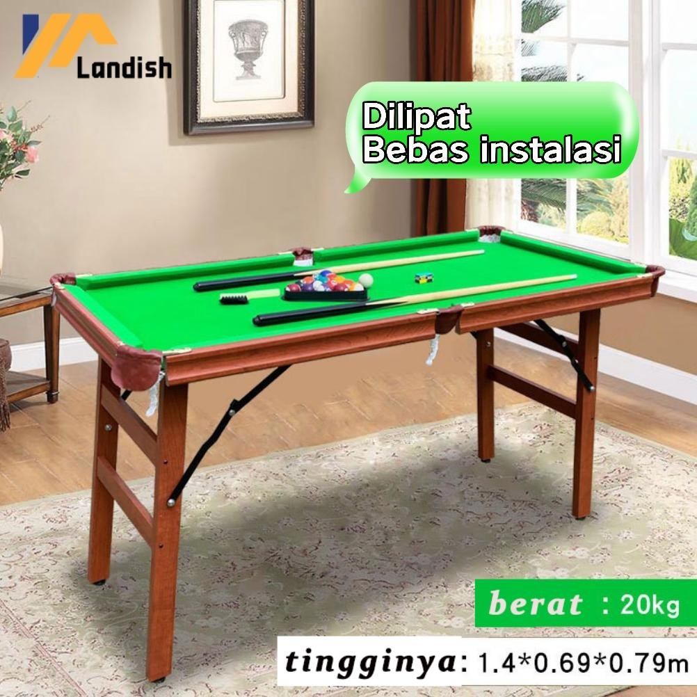 Mini Pool Table 142cm / Meja Billiard Mini / Billiard Table Bonus /Mini Pool Table 142cm