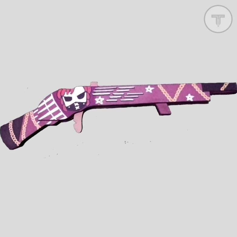 Terlaris Mainan Kayu Sg Ungu Rapper Gs-56