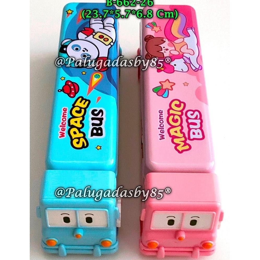 

TERMURAH (1 Biji) Kotak Pensil XIAOLINGJING B-662-26 Bus 23.7*5.7*6.8 Cm / Kotak Pensil Kaleng Xiao Ling Jing Ir-129