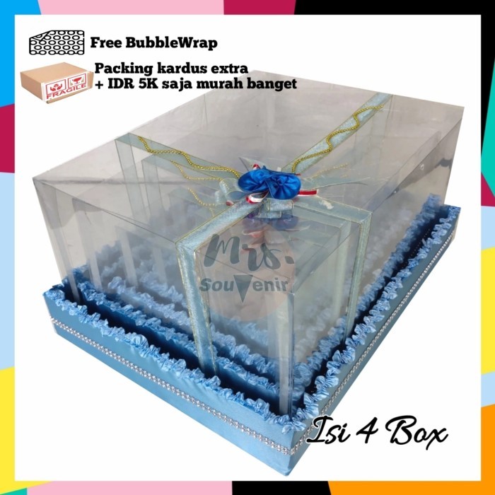 Box Hantaran Seserahan Mika Set Kotak Tempat Mahar Pernikahan