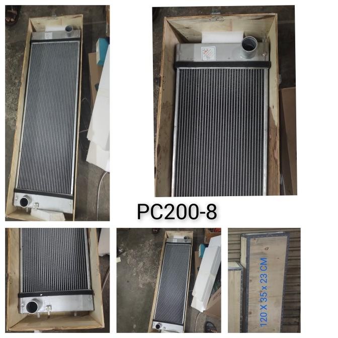 Radiator Assy PC200-8 Radiator Komatsu PC200-8. Import Cina Murah