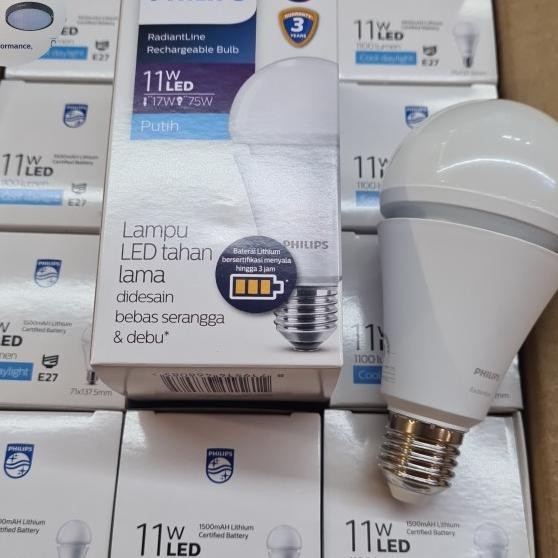 Lampu Emergency Led 11 Watt Philip / Lampu Emergency 11W E27 6500K