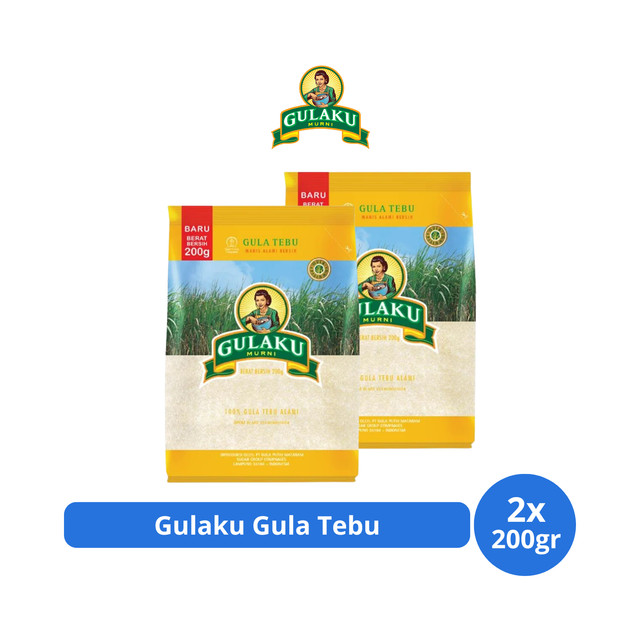 

Gulaku Gula Tebu 200gr x 2 pcs