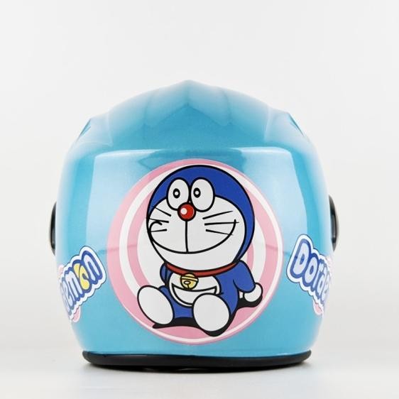 Helm Motor Anak Kecil Kids Helmet Usia 3 4 5 6 Tahun SNI Doraemon u