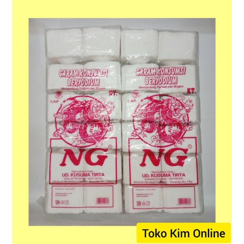 

Garam Bata Beryodium Cap Naga 3Kg (1Pak Isi 12Pcs) - Adelineez