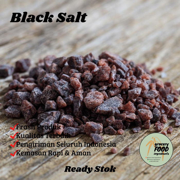 

Pure Black Salt 250Gram / Himalayan Black Salt / Black Rock Salt - Adelineez
