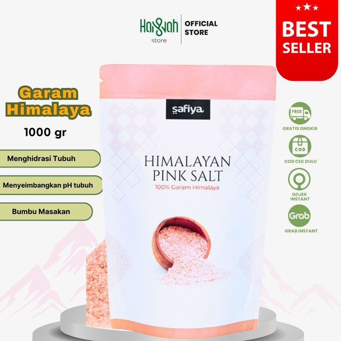 

Garam Himalaya Pink Salt 1 Kg / Himalayan Salt Original - Adelineez