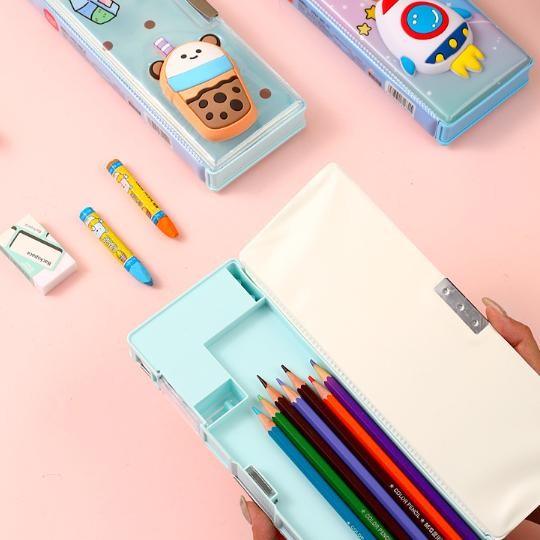

gh-6 OSM JKT S5945 Kotak Pensil Case Magnet Untuk Anak Tk & Sd / Kotak Pensil Anak Lengkap Dengan Peruncing / Tempat Pensil Karakter Berkualitas